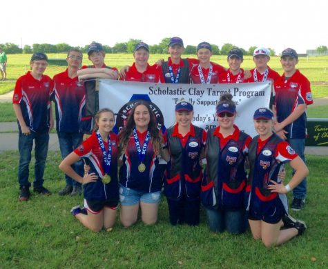 Shooting team at Fort Worth competition 