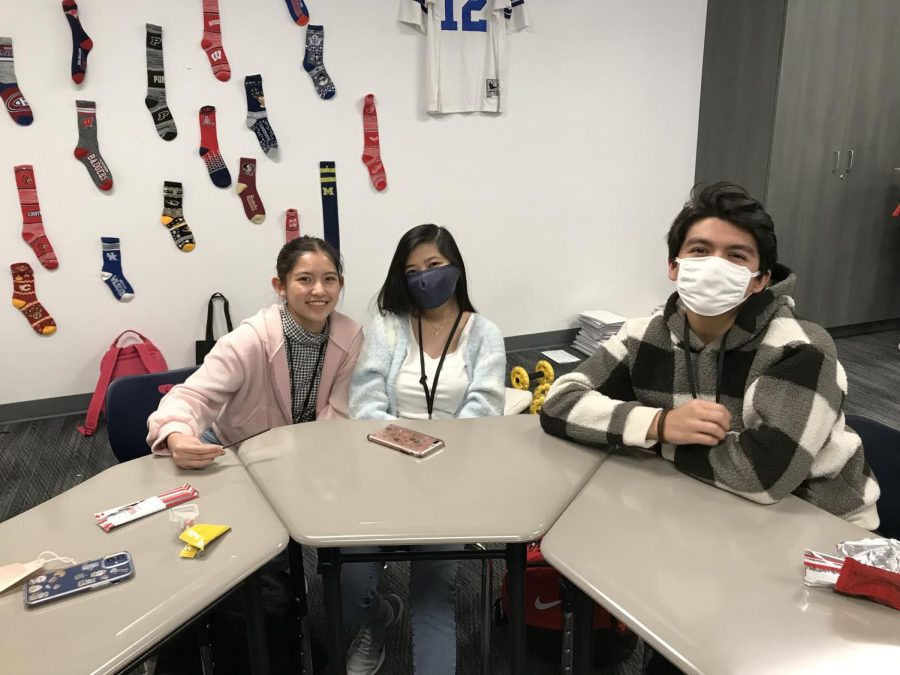 A couple of members brought food such as lychee jelly and Pocky for students to enjoy while learning the culture of Singapore during SEASAs January 20 meeting.