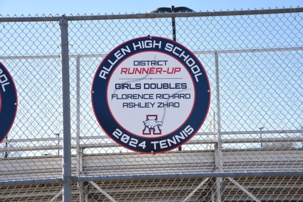District banner for 2024 season Monday Feb. 23, 2025. 